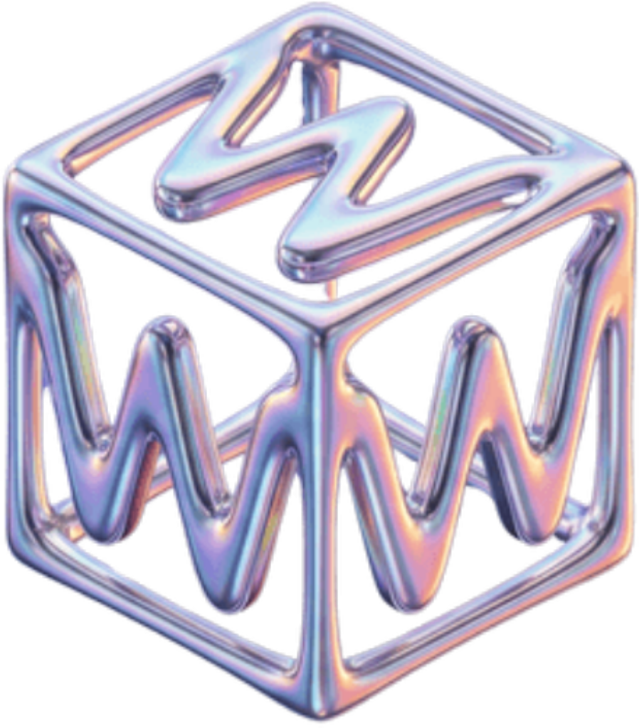 The three.ws cube mark