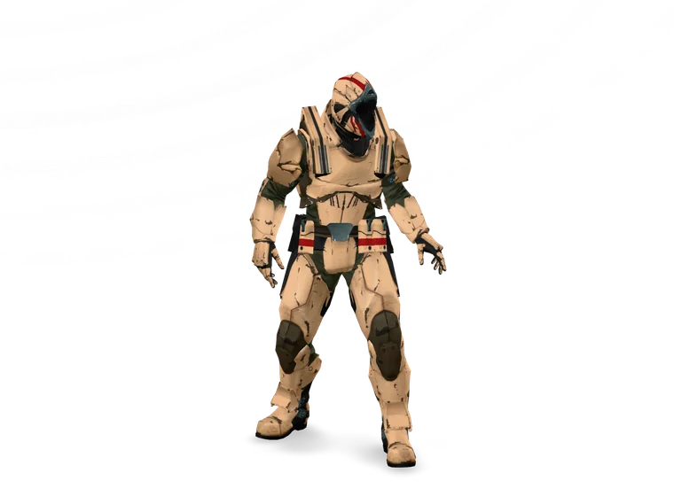 Sample rigged 3D avatar, an example of the characters you can create on three.ws